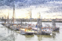 River Thames Boat Community von David Pyatt