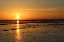 Sonnenuntergang  Nordstrand by Ivonne Wentzler