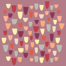 Nougat Mid Century Pattern by Nic Squirrell