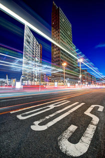 Potsdamer Platz Lightstreams von Marcus  Klepper