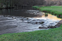 The River and Weir, Dovedale von Rod Johnson