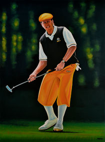 Payne Stewart painting by Paul Meijering