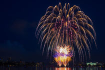 Hamburger Kirschblütenfest Feuerwerk 2014 von Dennis Stracke