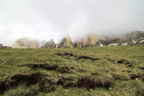 Dolomiten im Nebel by jaybe