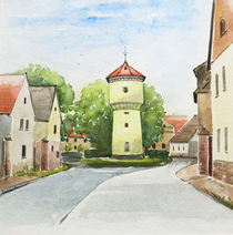 Wasserturm in Jüdendorf von Heike Jäschke