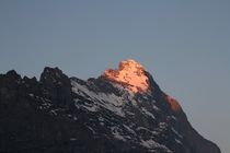 Beleuchteter Eiger von Bruno Schmidiger