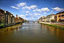 Arno River Florence Italy by Maggie Vlazny