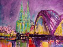 Der Kölner Dom by Ingrid  Becker