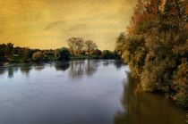 Danube near Straubing in Bavaria by Helmut Schneller