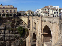 Brücke in Ronda, Bridge in Ronda, Puente de Ronda  by Sabine Radtke