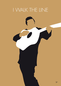 No010 MY Johnny Cash Minimal Music poster by chungkong