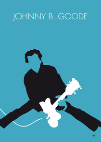 No015 MY Chuck Berry Minimal Music poster by chungkong