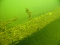 Ship wreck in lake Schwerin (MV/Germany) II von Christopher Jöst