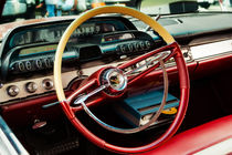 1960 Desoto Fireflite Coupe Steering Wheel And Dash von Jon Woodhams