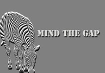 Mind the gap poster  von Lila  Benharush