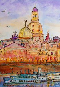 Frauenkirche in Dresden von Ingrid  Becker