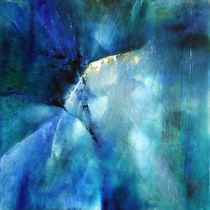 Abstrakte Komposition in blau  by Annette Schmucker