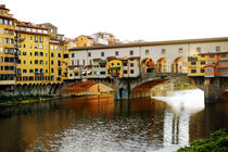 Old bridge (Ponte Vecchio), Florence, Italy by Tania Lerro