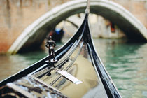 Venetian gondola. Italy by Tania Lerro