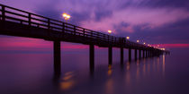 Pier in evening light by tr-design