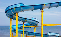 Blue Water Slide von Patrycja Polechonska