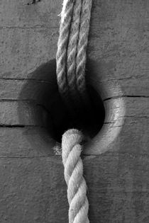 Close up of ropes on a tall ship von Intensivelight Panorama-Edition