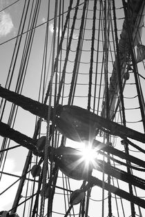 Rigging on a tall ship von Intensivelight Panorama-Edition