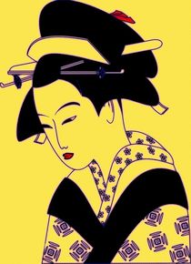 Geisha Portrait von Florian Rodarte