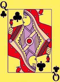 Queen of Clubs by Florian Rodarte