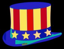 Uncle Sam Hat Pop Art von Florian Rodarte
