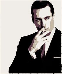 Don Draper Poster Art by Florian Rodarte