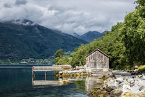 Bootshaus am Storfjord by Rico Ködder