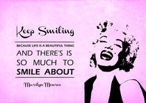 Marilyn Monroe Quote poster, Typography Print by Lila  Benharush
