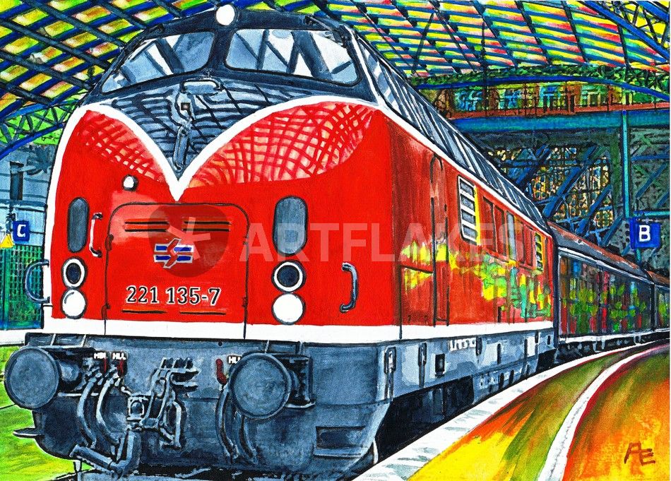 Eisenbahn Lok 221\