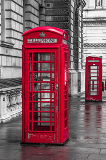 London Telephone Box I von elbvue by elbvue
