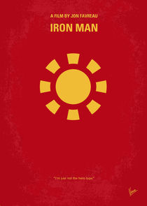 No113-1 My Iron man 1 minimal movie poster by chungkong