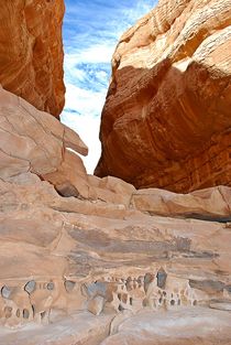 Felskunst in der Wüste Sinai von loewenherz-artwork