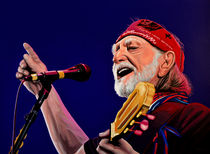 Willie Nelson painting von Paul Meijering