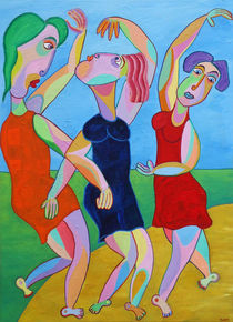 Gemälde 3 Grazien, Painting 3 Graces von Twan de Vos