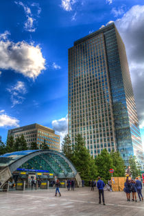 Canary Wharf Station London von David Pyatt