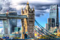 Tower Bridge and the City von David Pyatt