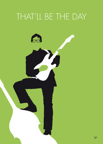 No056 MY BUDDY HOLLY Minimal Music poster von chungkong