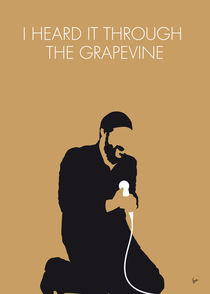 No060 MY MARVIN GAYE Minimal Music poster by chungkong