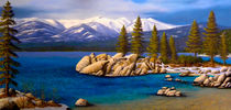 Winter at Sand Harbor Lake Tahoe von Frank Wilson