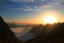 Abendstimmung am Säntis von Gerhard Albicker