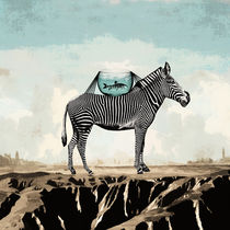 Zebra Friends Travelling the World by Paula  Belle Flores