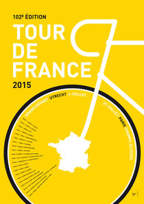 MY TOUR DE FRANCE MINIMAL POSTER von chungkong