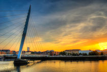 Millennium bridge Swansea von Leighton Collins