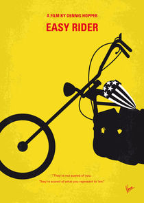 No333 My EASY RIDER minimal movie poster von chungkong