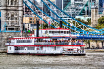 The Dixie Queen Paddle Steamer by David Pyatt